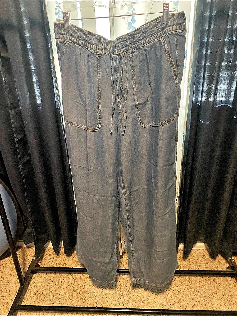 Torrid Pull-On Wide Leg Light Weight Jean Blue 00 Regular